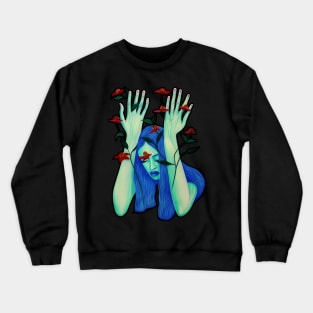 Woman Dream While Awake Crewneck Sweatshirt